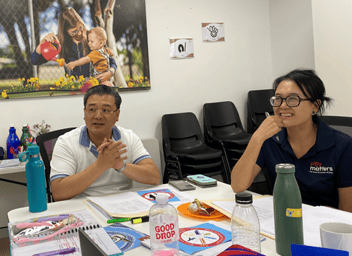 HIPPY Goodna Tutors Michael and Anh