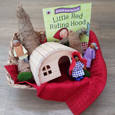 Little Red Riding Hood Story Basket idea