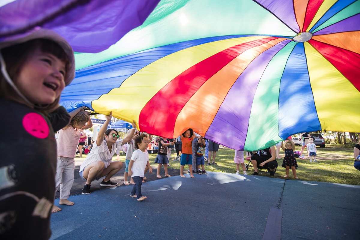 Child with Parachute