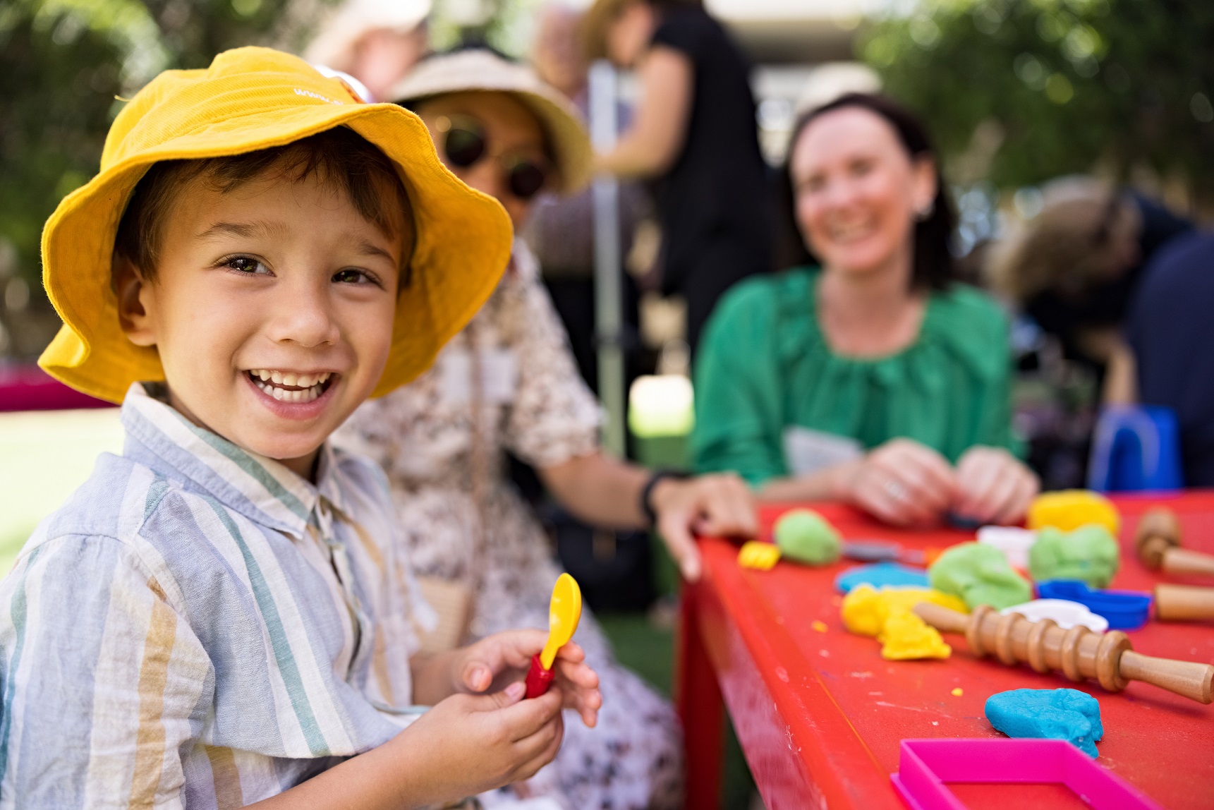 Child with playdough