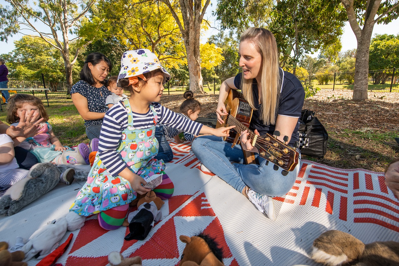 Music play outdoors